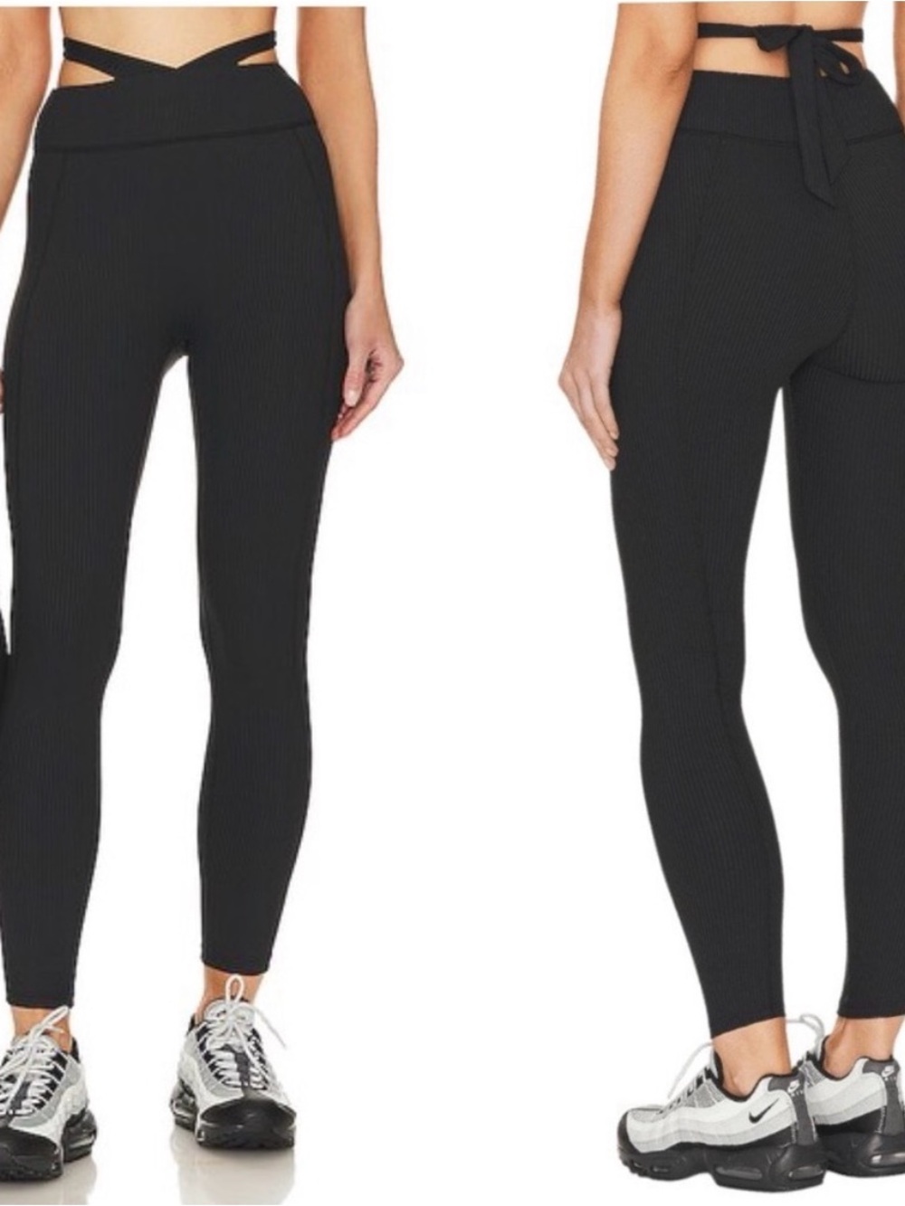 GIGI C phoebe black leggings XL